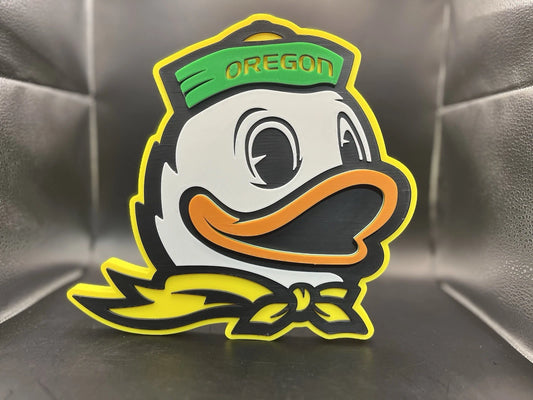 Oregon Ducks Logo Sign Display | 3D Wall Desk Shelf Art