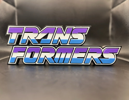 Transformers Decepticon Logo Sign Display | 3D Wall Desk Shelf Art