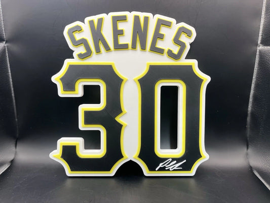 Paul Skenes 30 Logo Sign Display | 3D Wall Desk Shelf Art